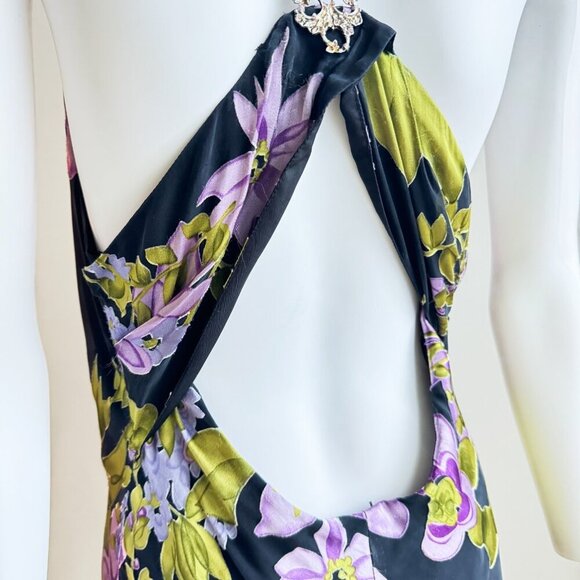 Joseph Ribkoff Bias Cut Floral Slip Dress S/M - Picture 7 of 12